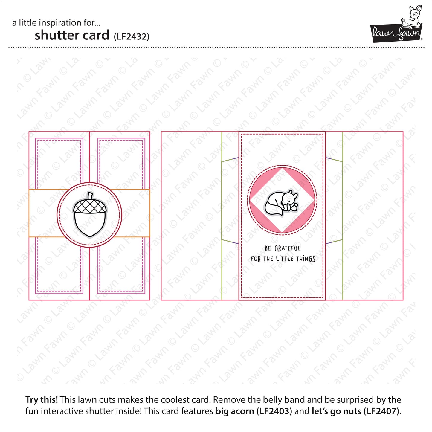 Lawn Fawn - Shutter Card