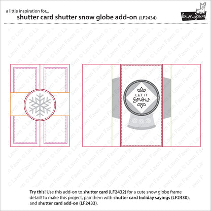 Lawn Fawn - Shutter Card Snow Globe Add-On