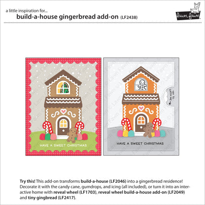 Lawn Fawn - Build-a-House Gingerbread Add-On