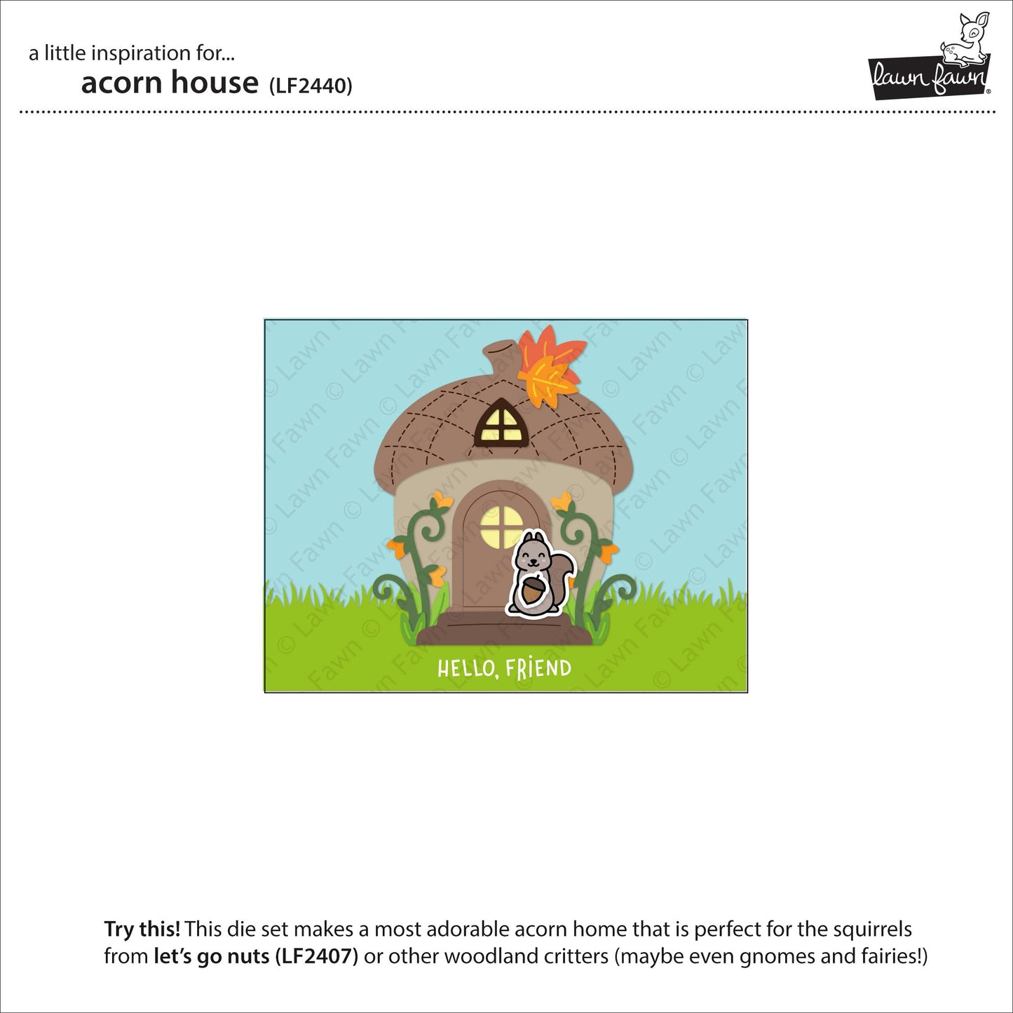 Lawn Fawn - Acorn House