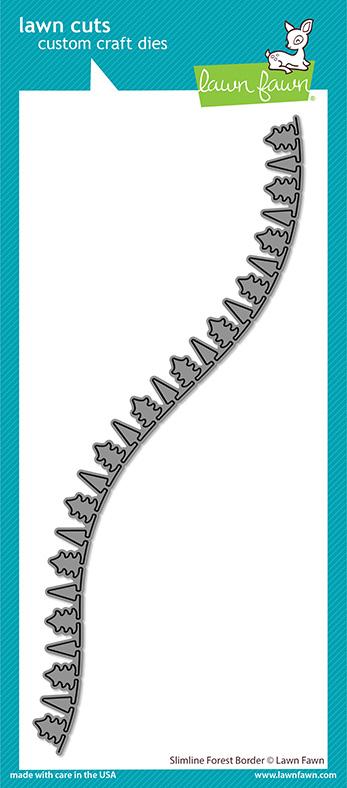 Lawn Fawn - Slimline Forest Border