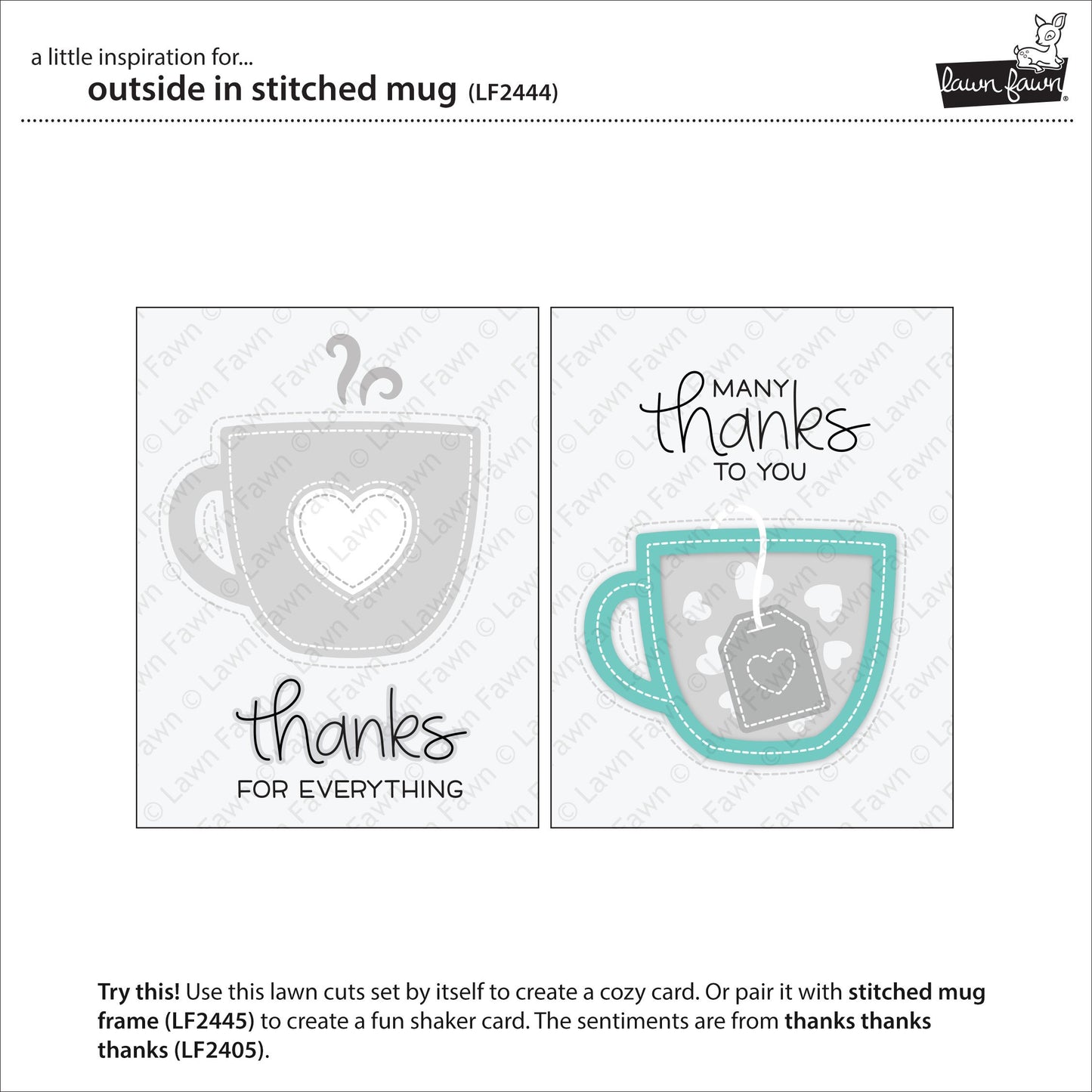 Lawn Fawn - Outside In Stitched Mug