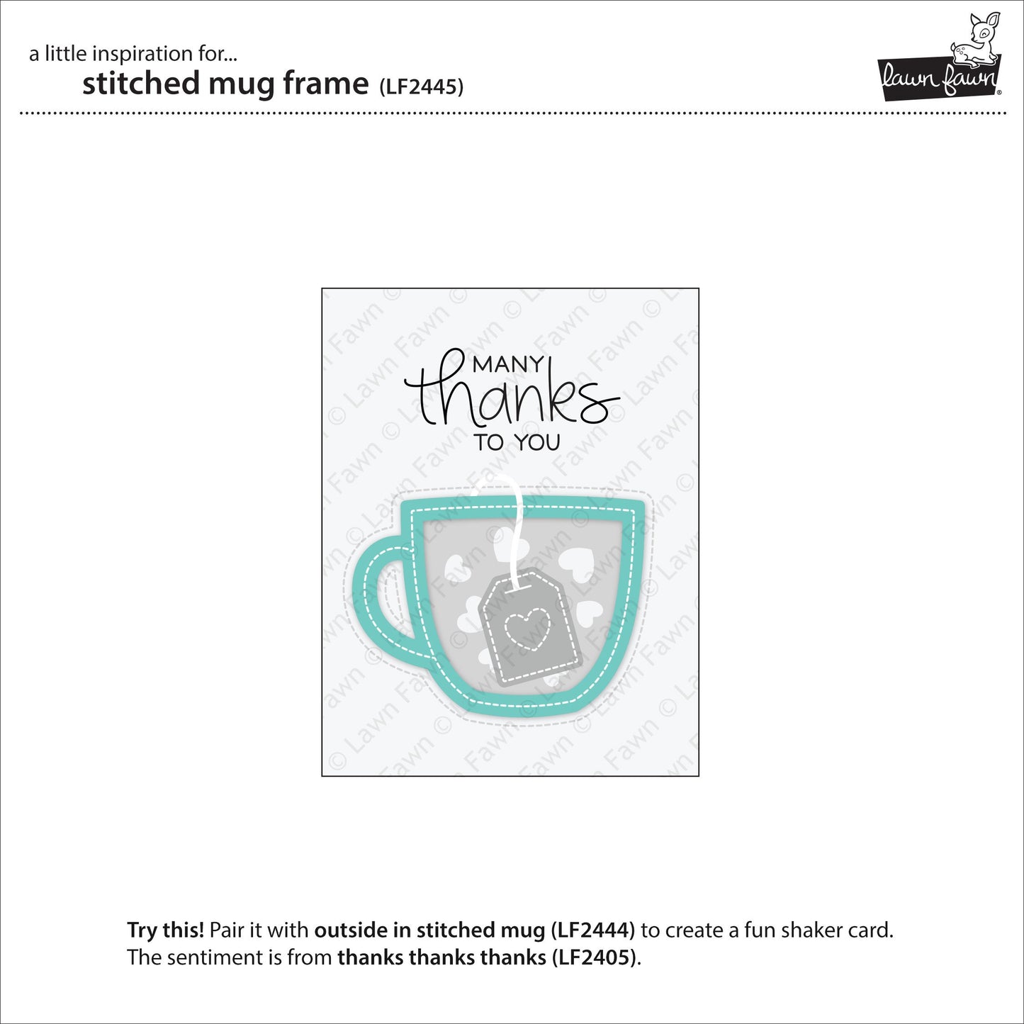 Lawn Fawn - Stitched Mug Frame
