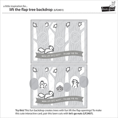 Lawn Fawn - Lift The Flap Tree Backdrop
