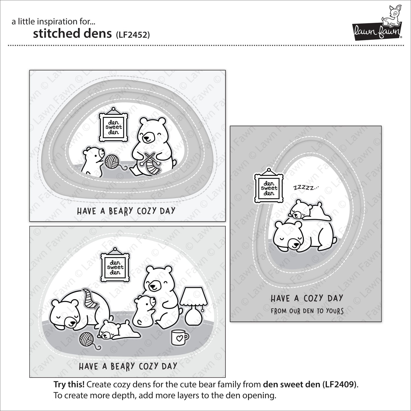 Lawn Fawn - Stitched Dens