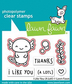 Lawn Fawn - I Like You (A Lotl) Lawn Cuts