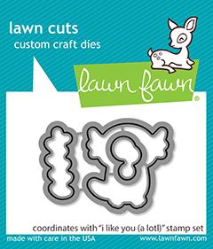 Lawn Fawn - I Like You (A Lotl) Lawn Cuts