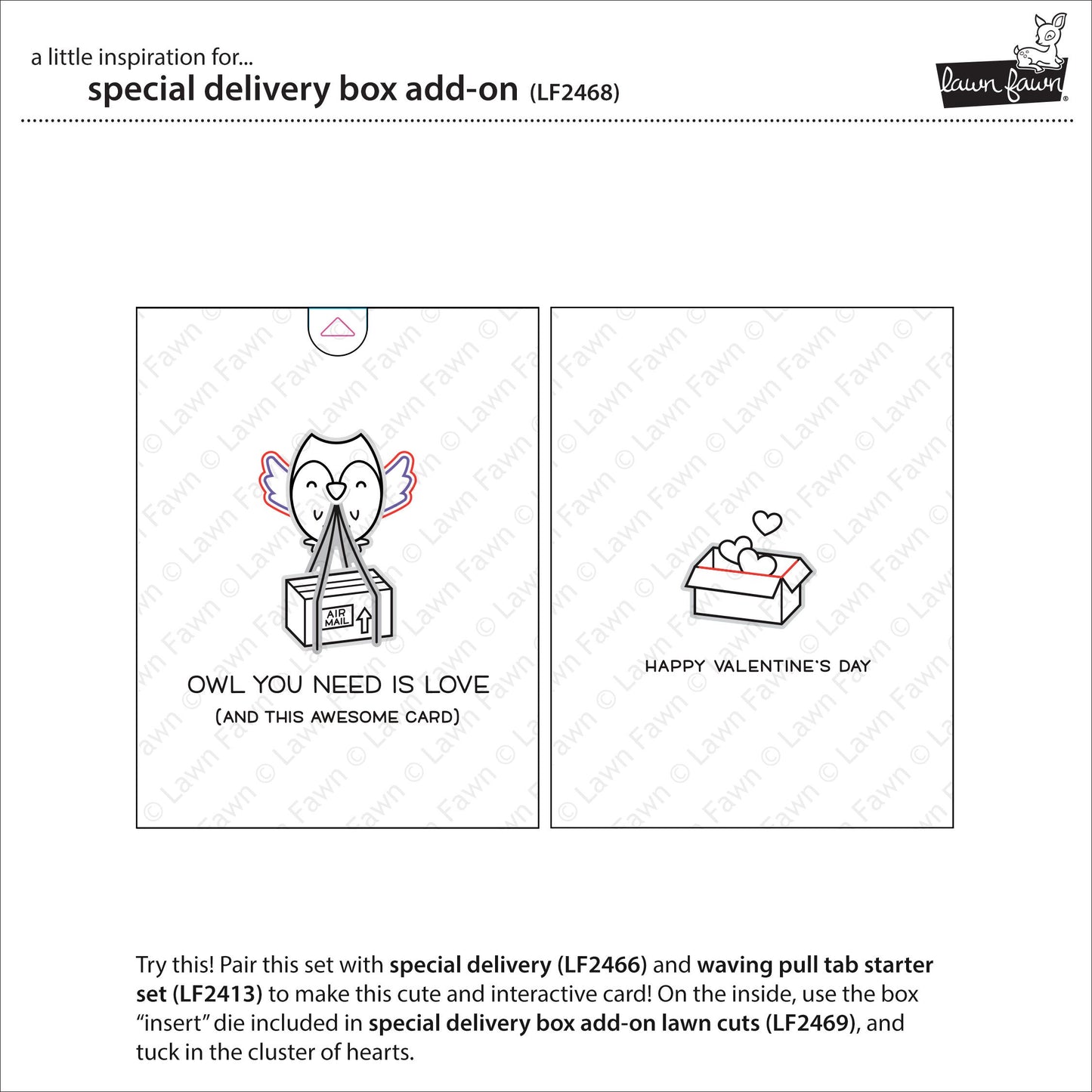Lawn Fawn - Special Delivery Box Add-On