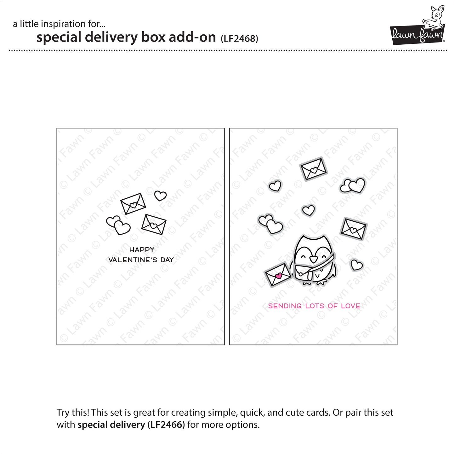 Lawn Fawn - Special Delivery Box Add-On