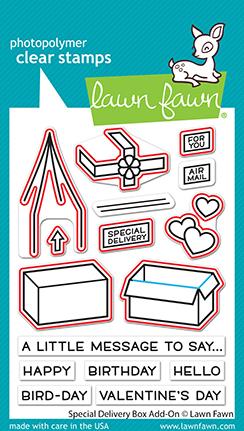 Lawn Fawn - Special Delivery Box Add-On Lawn Cuts