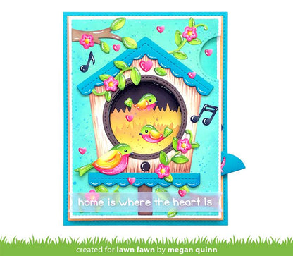 Lawn Fawn - Magic Iris Birdhouse Add-On