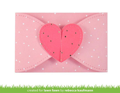Lawn Fawn - Gift Card Heart Envelope