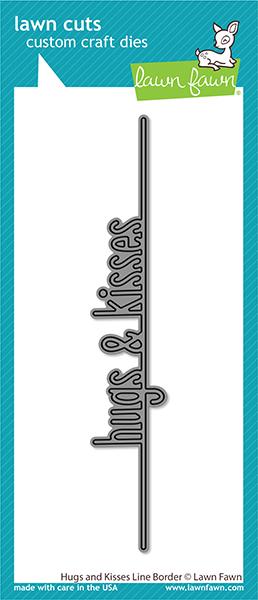 Lawn Fawn - Hugs And Kisses Line Border