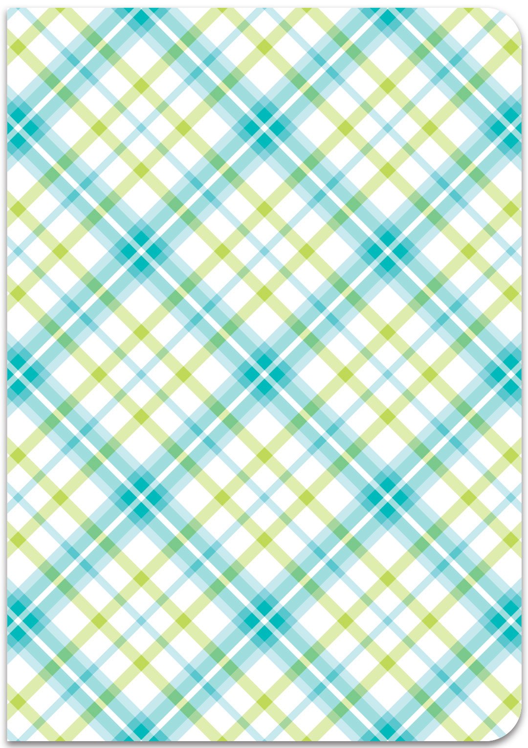 Lawn Fawn - Perfectly Plaid Remix - Mini Notebooks