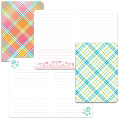 Lawn Fawn - Perfectly Plaid Remix - Mini Notebooks