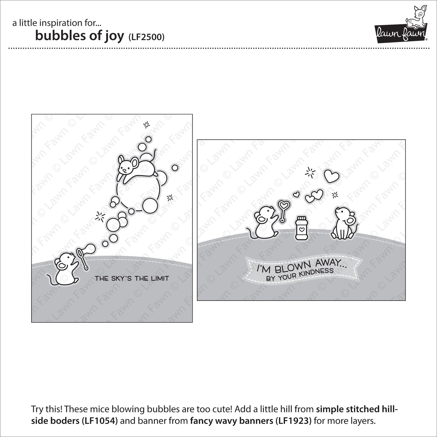 Lawn Fawn - Bubbles Of Joy