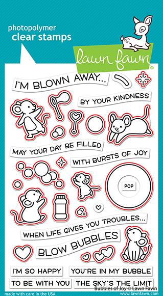 Lawn Fawn - Bubbles Of Joy  - Lawn Cuts