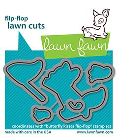 Lawn Fawn - Butterfly Kisses Flip-Flop - Lawn Cuts