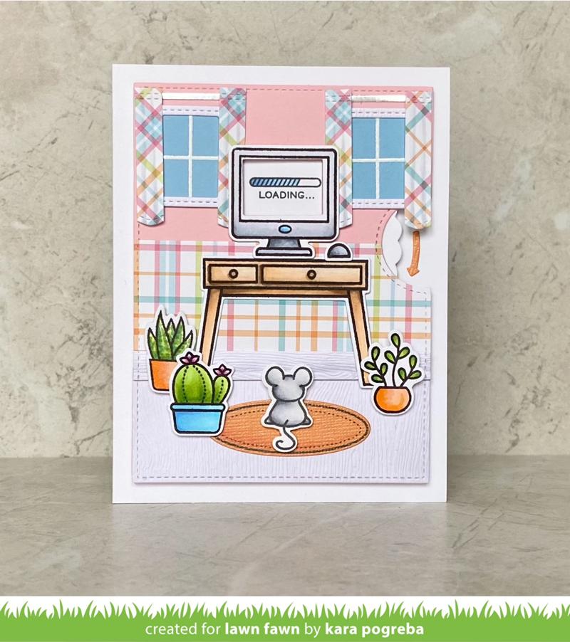 Lawn Fawn - Reveal Wheel Rectangle Window Add-On