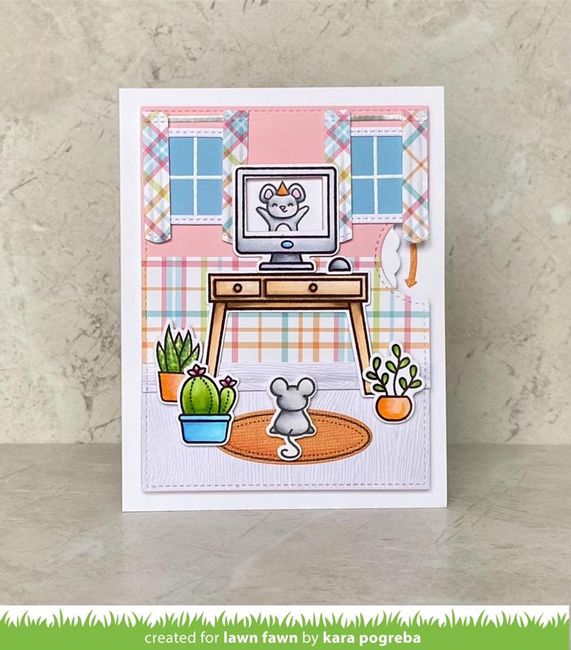Lawn Fawn - Reveal Wheel Rectangle Window Add-On