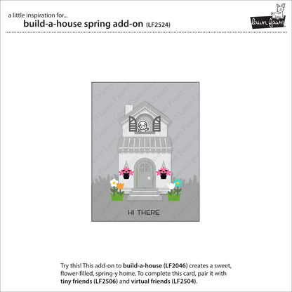 Lawn Fawn - Build-A-House Spring Add-On