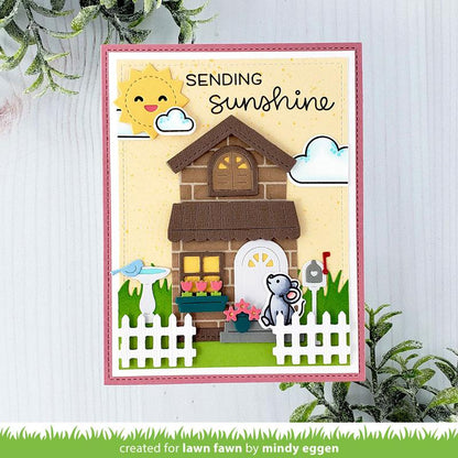 Lawn Fawn - Build-A-House Spring Add-On