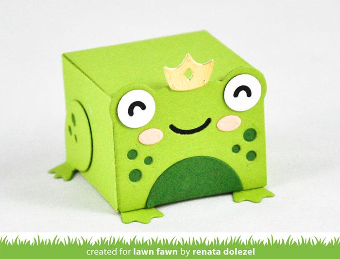 Lawn Fawn - Tiny Gift Box Frog Add-On
