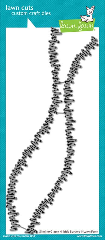 Lawn Fawn - Slimline Grassy Hillside Borders