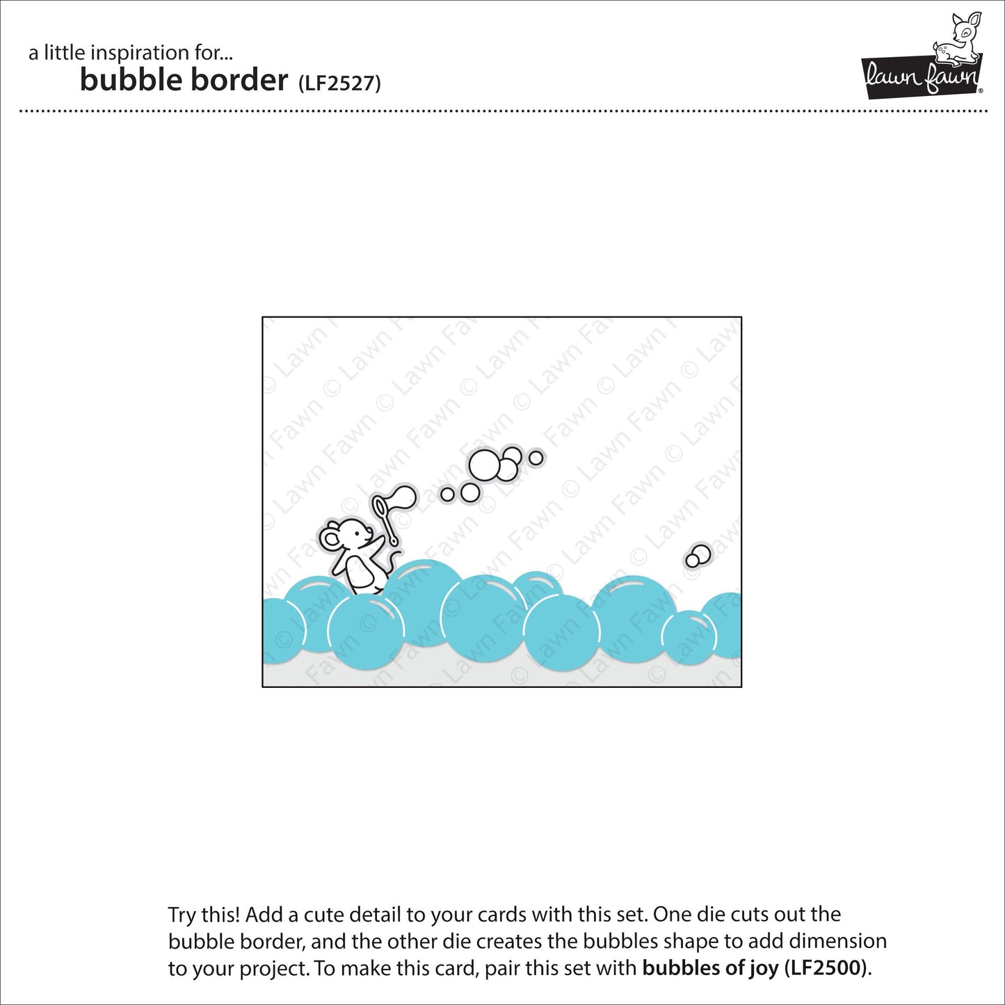 Lawn Fawn - Bubble Border