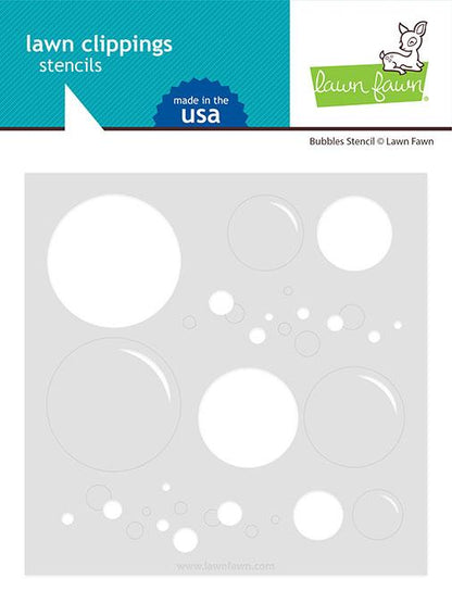 Lawn Fawn - Bubbles Stencil