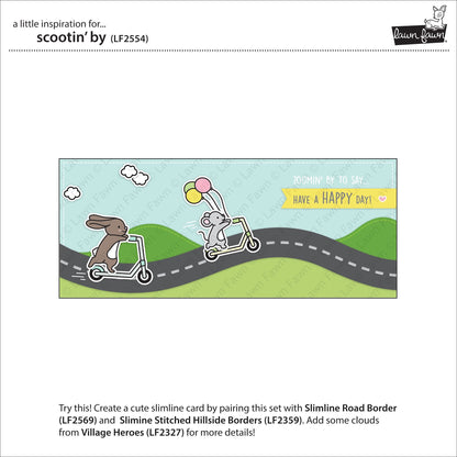 Lawn Fawn - Scootin' By