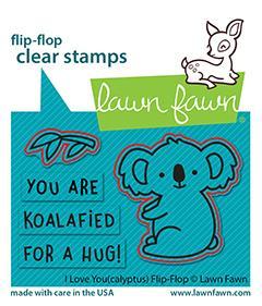 Lawn Fawn - I Love You(Calyptus) Flip-Flop - Lawn Cuts