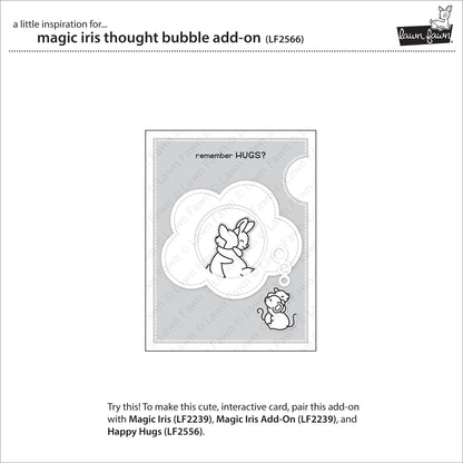 Lawn Fawn - Magic Iris Thought Bubble Add-On