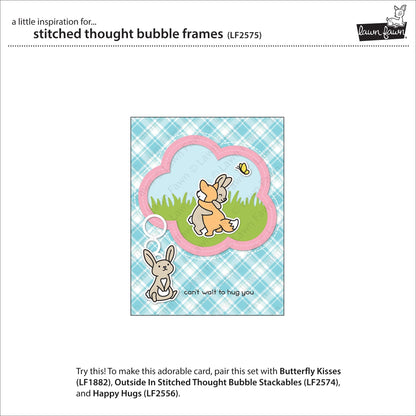 Lawn Fawn - Stitched Thought Bubble Frames
