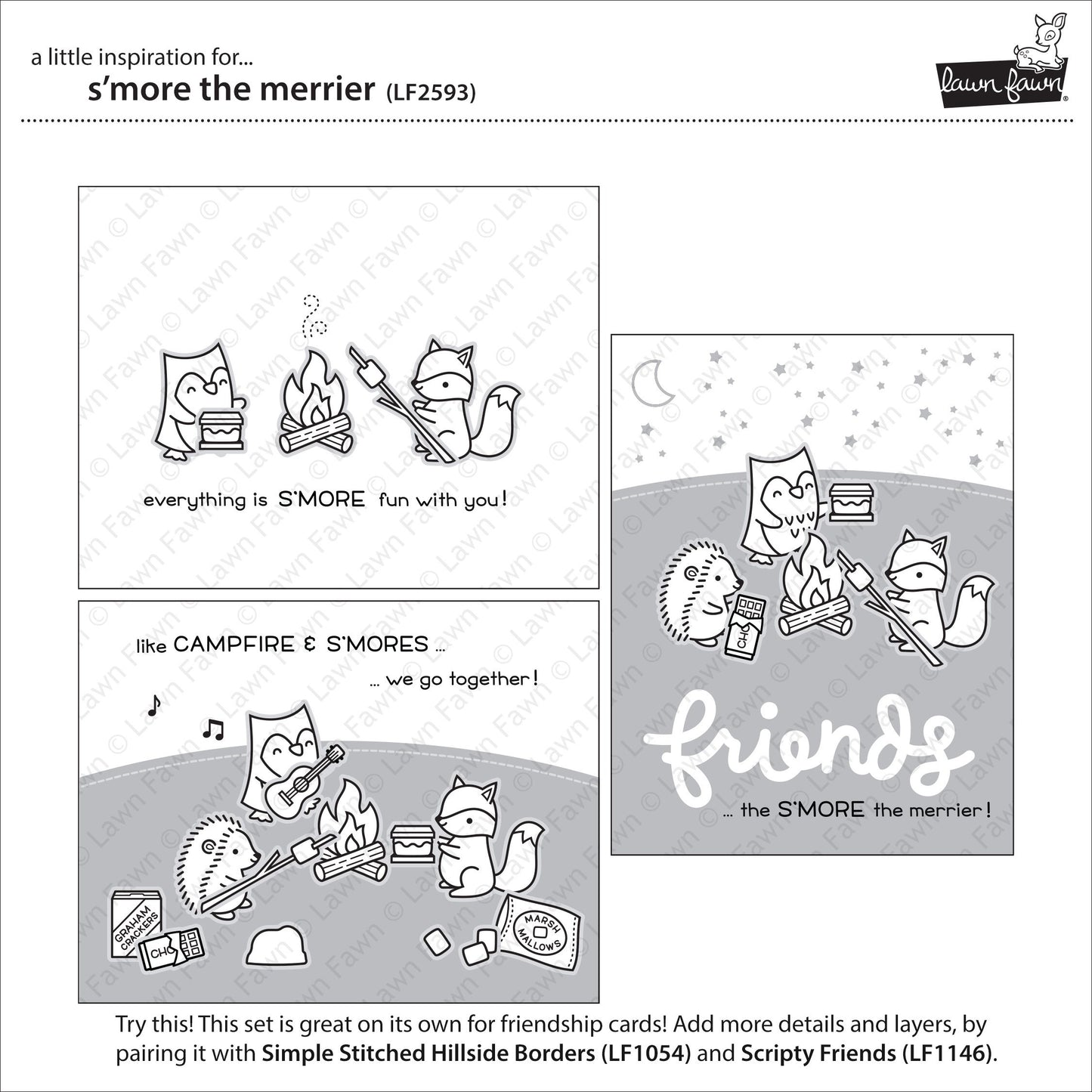 Lawn Fawn - S'more The Merrier