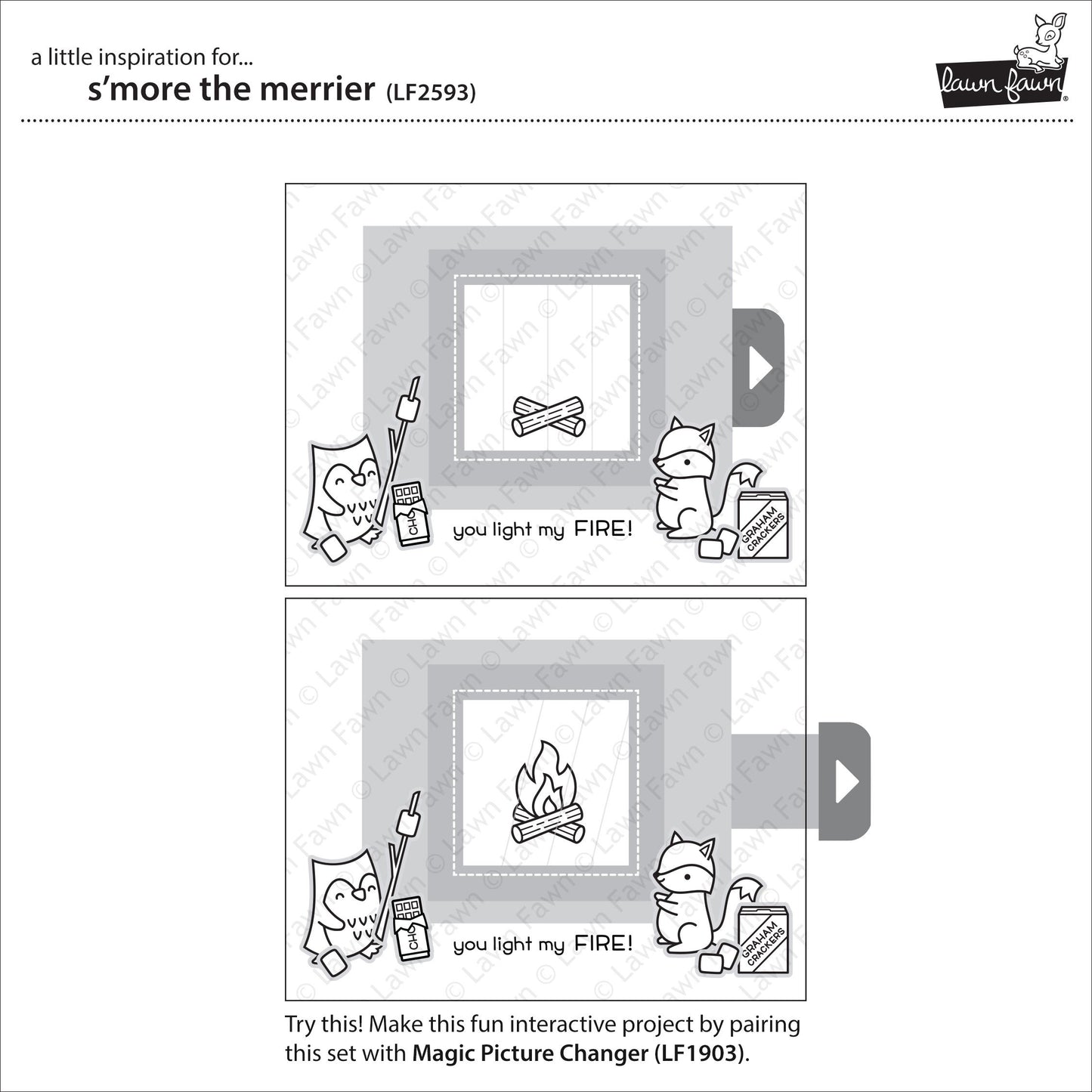 Lawn Fawn - S'more The Merrier
