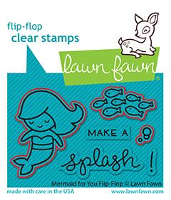 Lawn Fawn - Mermaid For You Flip-Flop - Lawn Cuts