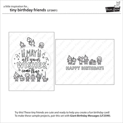 Lawn Fawn - Tiny Birthday Friends