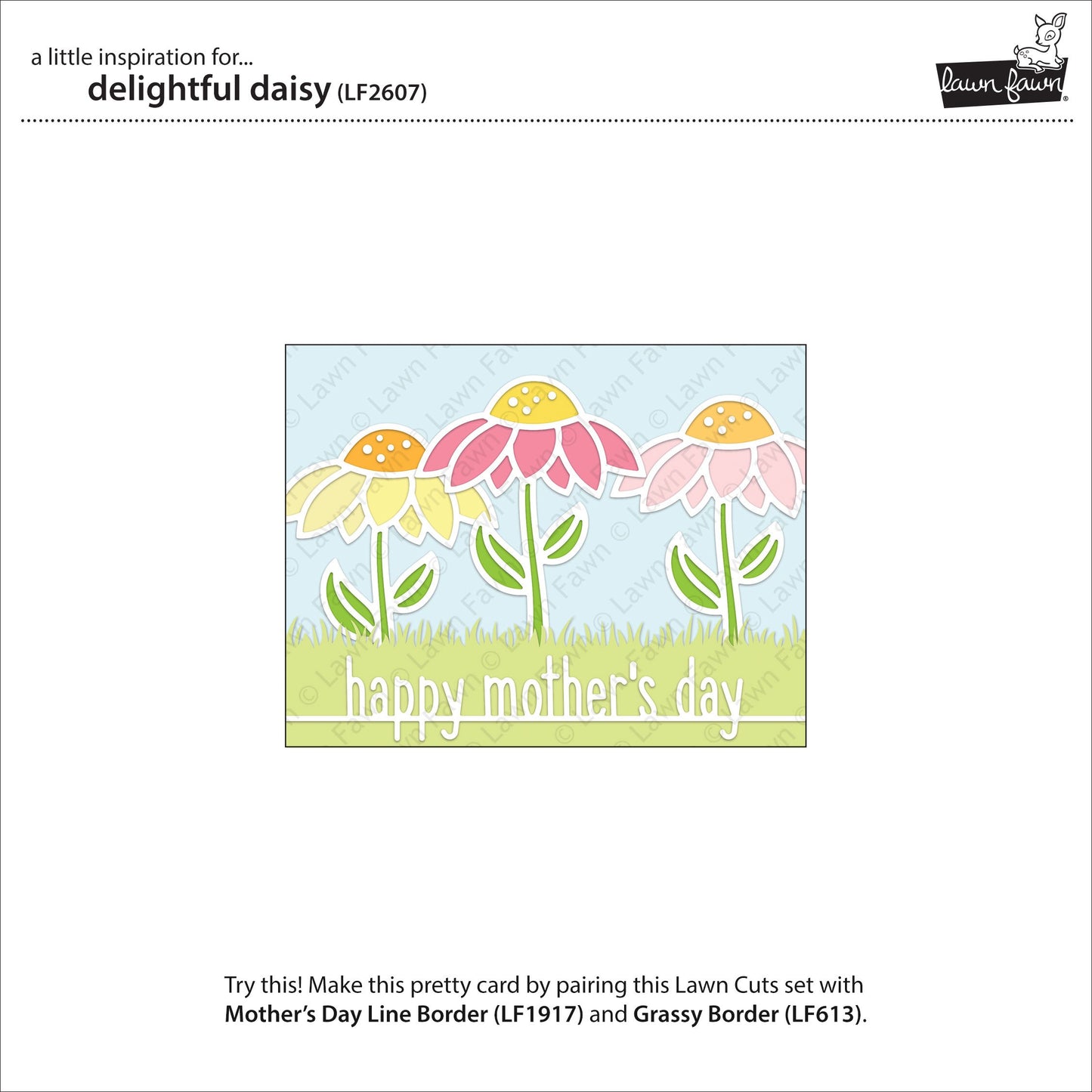 Lawn Fawn - Delightful Daisy