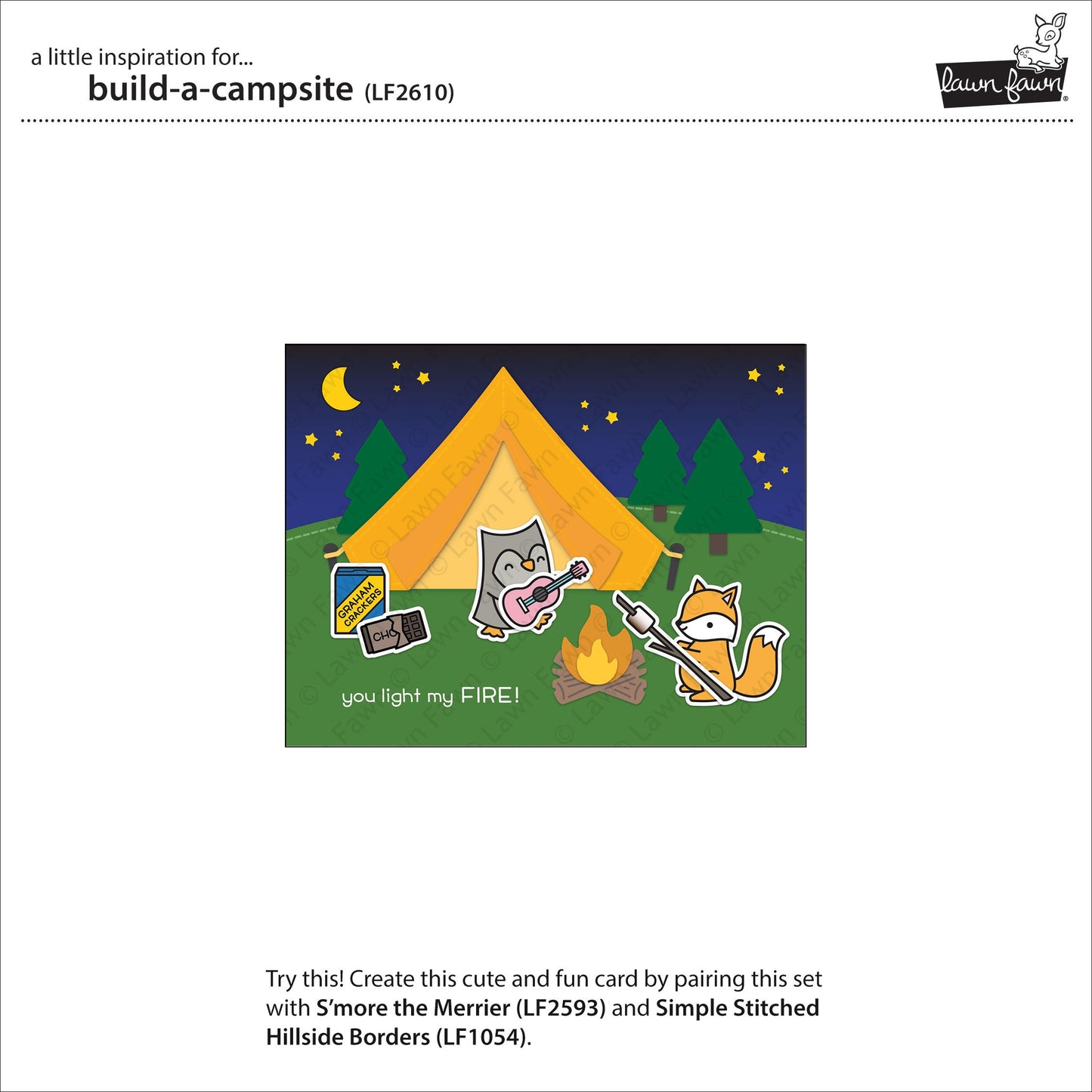 Lawn Fawn - Build-A-Campsite