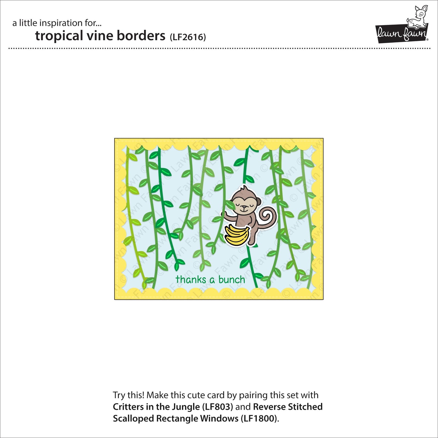 Lawn Fawn - Tropical Vine Borders