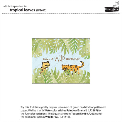 Lawn Fawn - Tropical Leaves