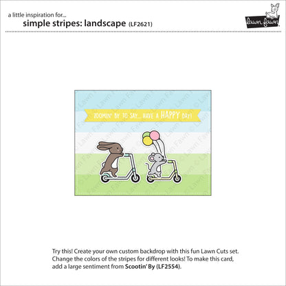 Lawn Fawn - Simple Stripes: Landscape