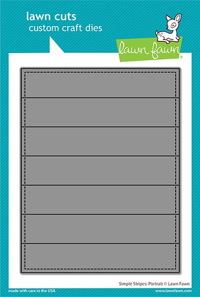 Lawn Fawn - Simple Stripes: Portrait