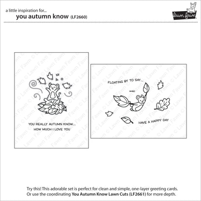 Lawn Fawn - You Autumn Know