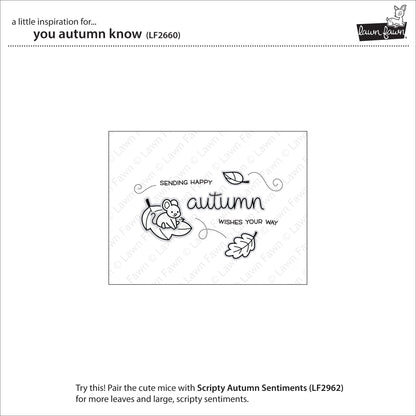 Lawn Fawn - You Autumn Know