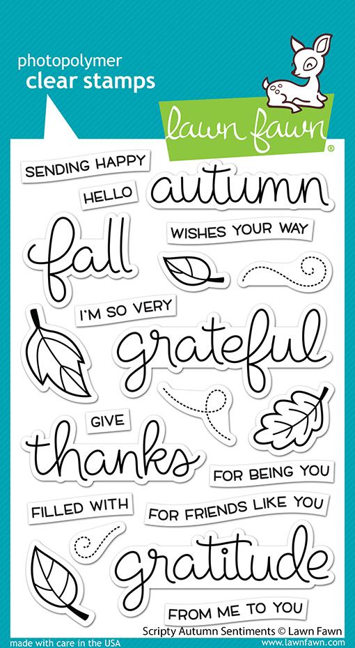 Lawn Fawn - Scripty Autumn Sentiments