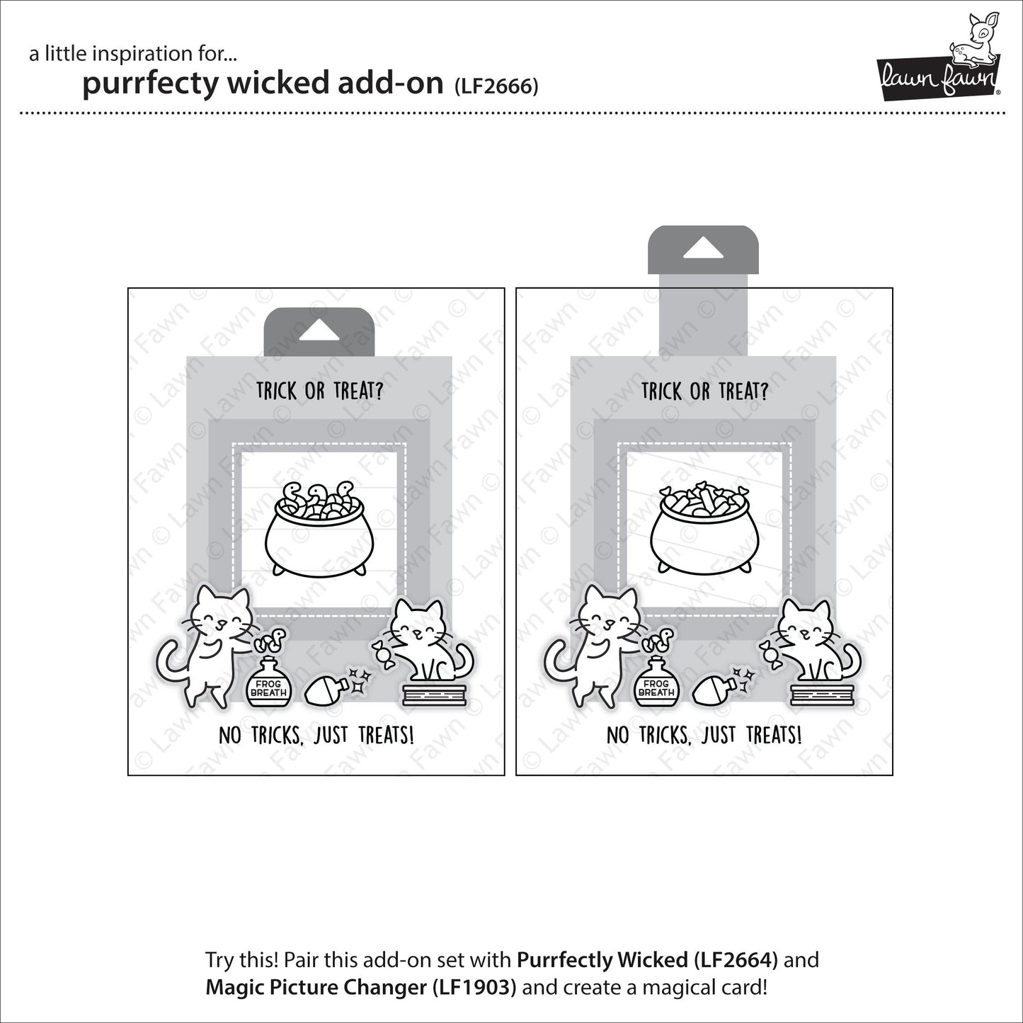 Lawn Fawn - Purrfectly Wicked Add-On