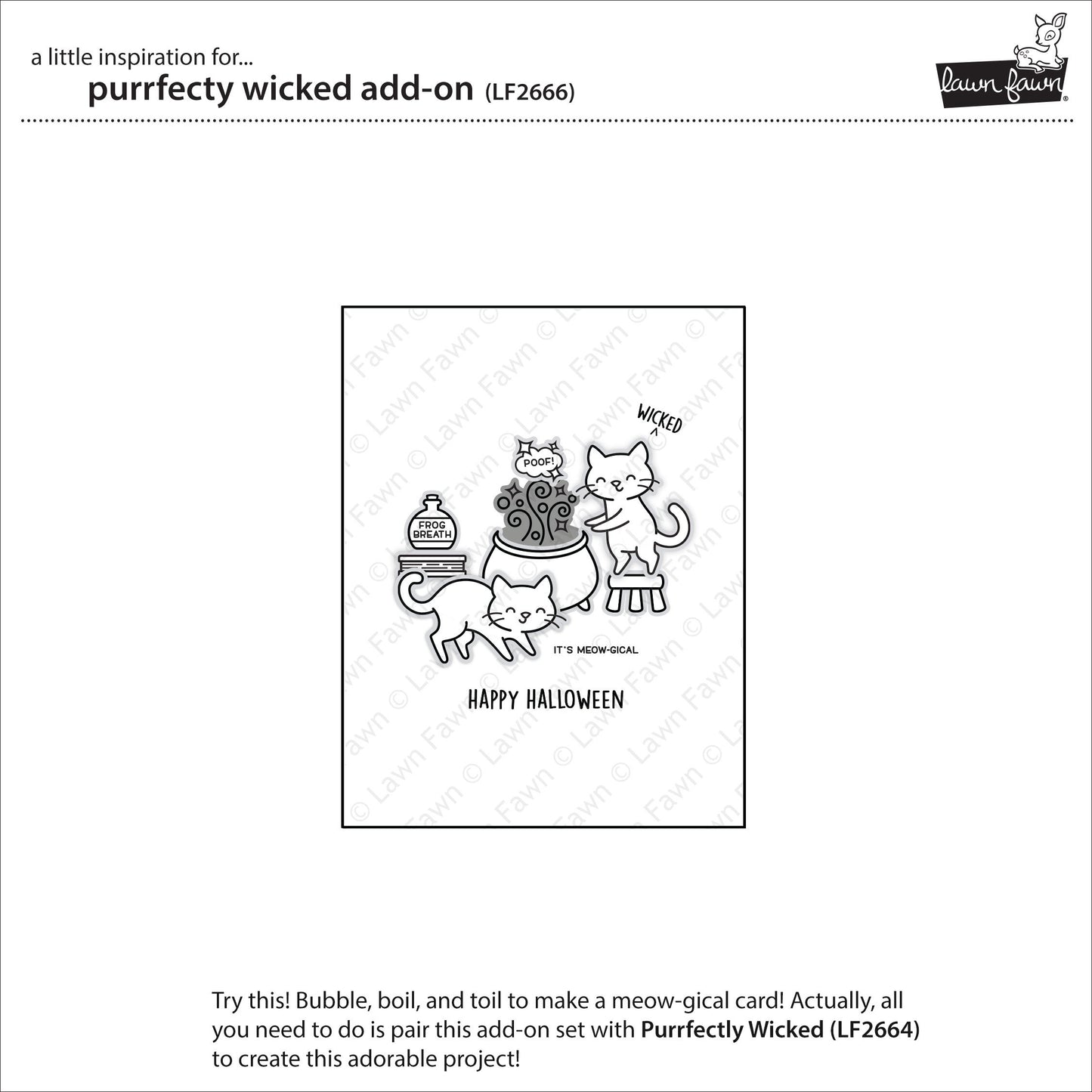 Lawn Fawn - Purrfectly Wicked Add-On