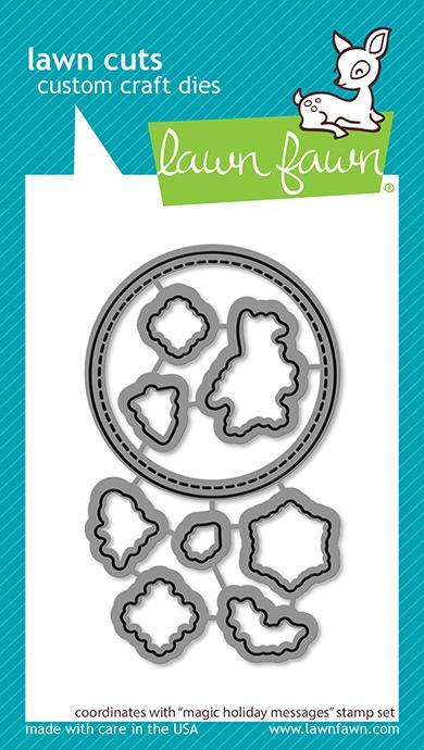 Lawn Fawn - Magic Holiday Messages Lawn Cuts
